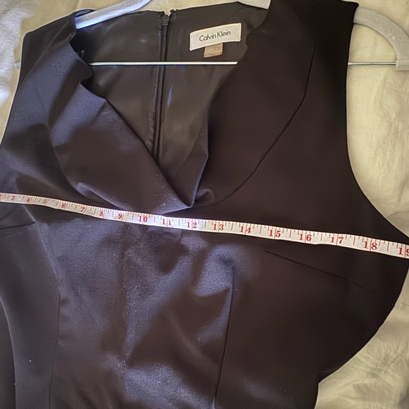 Calvin Klein Black Dress with belt - Picture 10 of 11